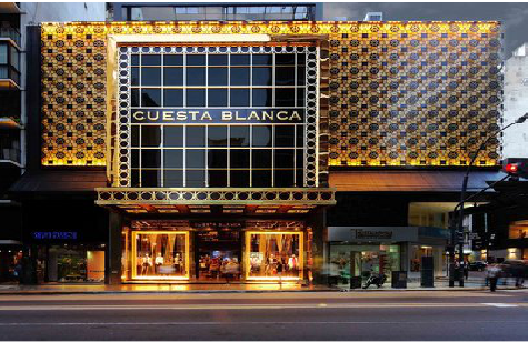 长阳门头设计与商业空间的纽带。