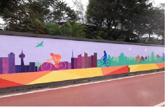 长阳墙体彩绘-围墙