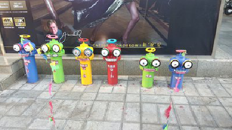 长阳商业区彩绘