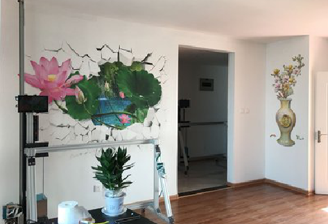 长阳墙体彩绘相比墙纸的优势。